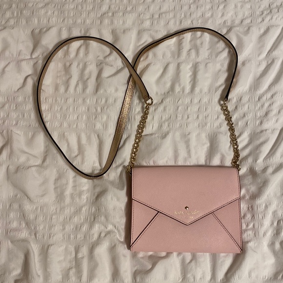 kate spade Bags Kate Spade Pink Crossbody Envelope Purse With